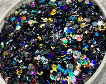 Night Sky Holographic Glitter Mix - Available in 1,2, or 4 oz