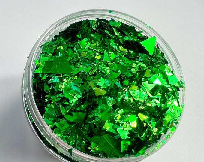 Clearance - Green Foil Flakes - 1/2 oz, 4 oz