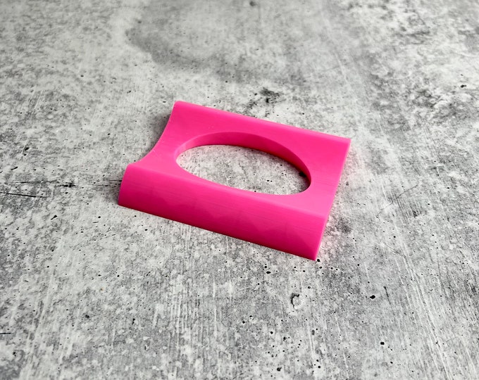 Small compact 3D printed cup cradle - Hot Pink