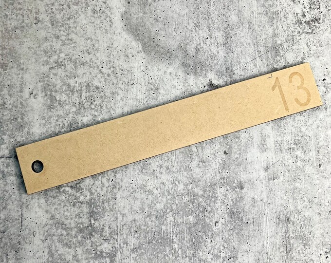 READ DESCRIPTION - 13 Inch Ribbon Tail Ruler - Wreath Making, Ribbon Ruler- Scratch and Dent Sale