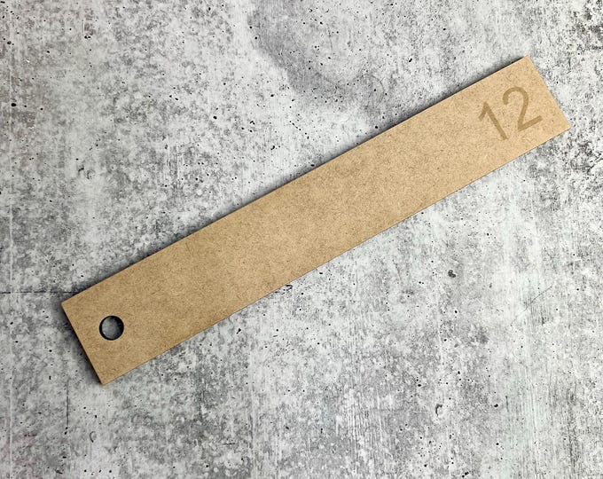JULY CLEARANCE - 12 Inch Ribbon Tail Ruler - Wreath Making, Ribbon Ruler