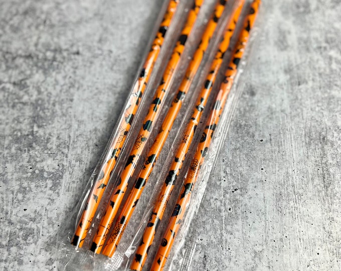 Plastic Reusable Halloween Theme Drinking Straws - Party - Entertaining