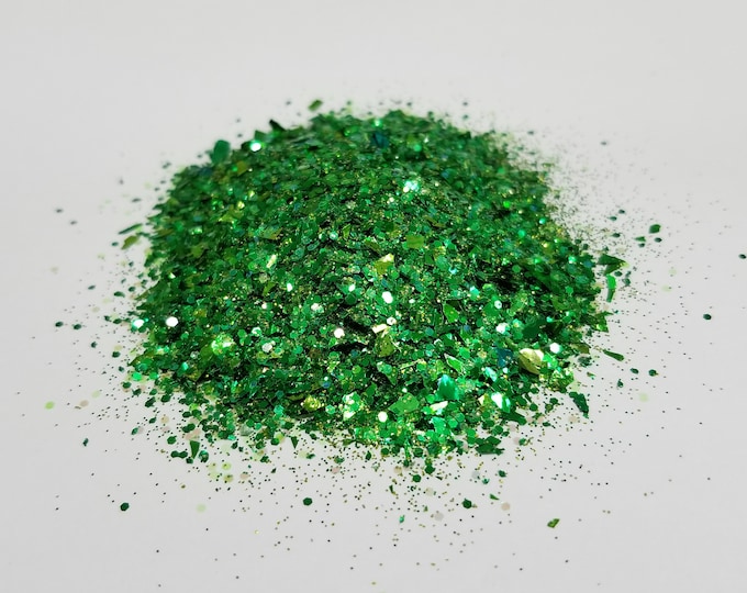 Jolly Green Glitter Mix - Available in 1,2, or 4 oz