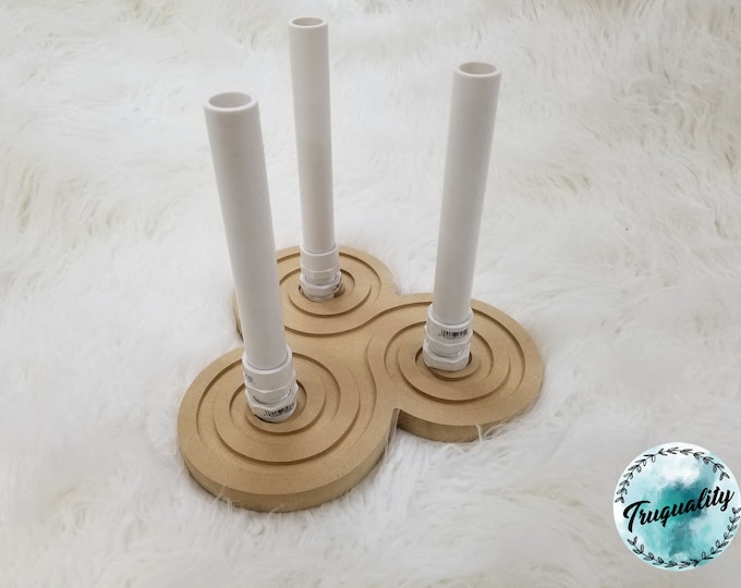 Cup drying rack for glitter tumbler making / cuptisserie / cup turner