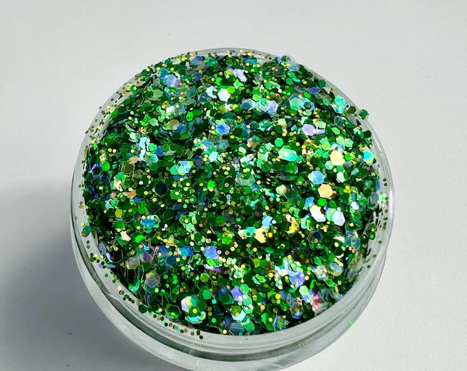 CLEARANCE - Evergreen Glitter Mix - Available 1 oz