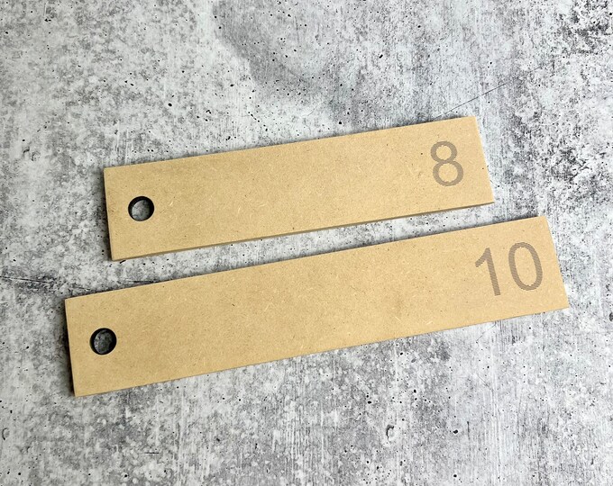 JUNE CLEARANCE - 10 & 8 Inch Ribbon Tail Rulers - Wreath Making, Ribbon Ruler
