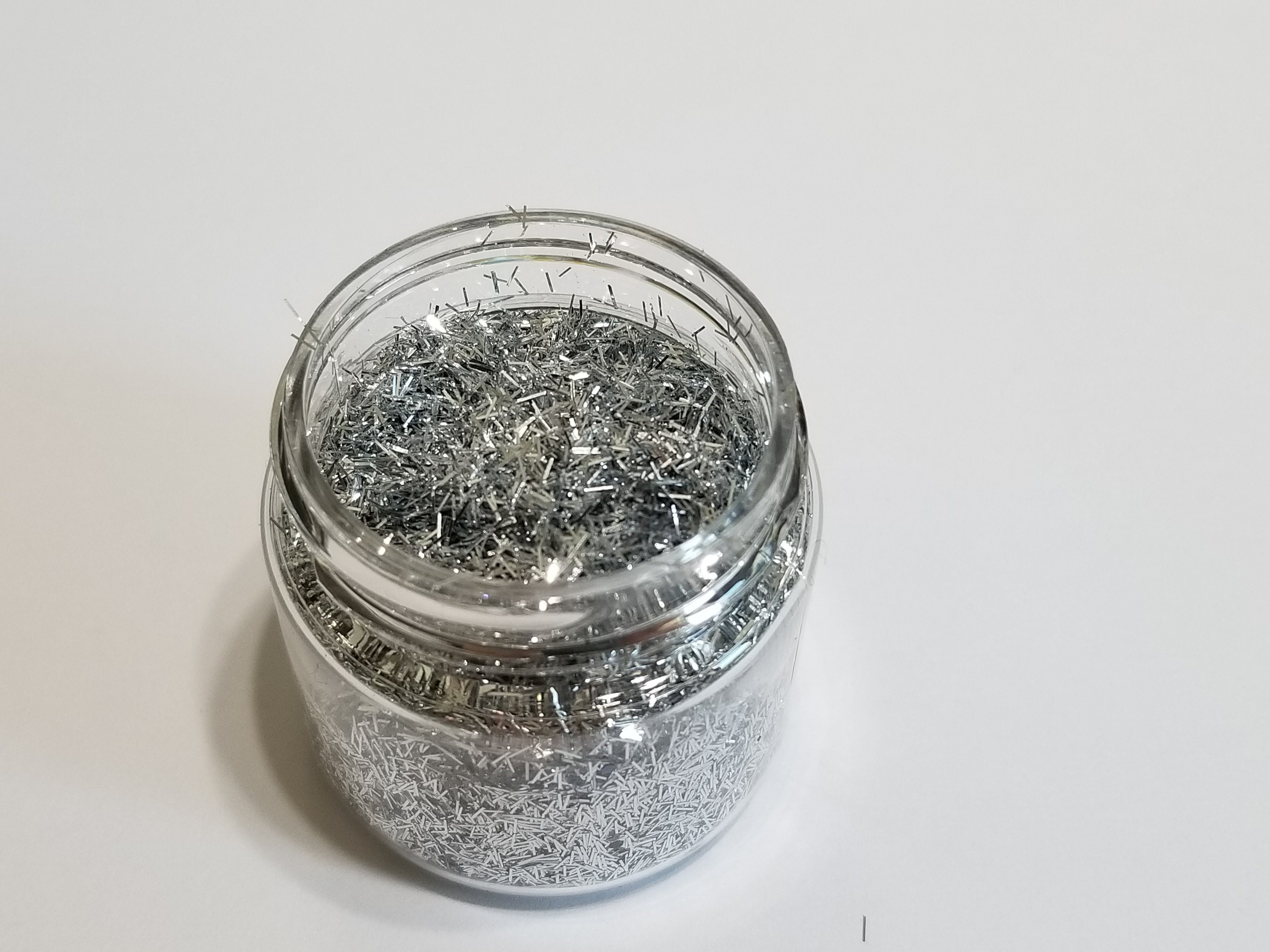 Silver Tinsel Glitter 2 oz