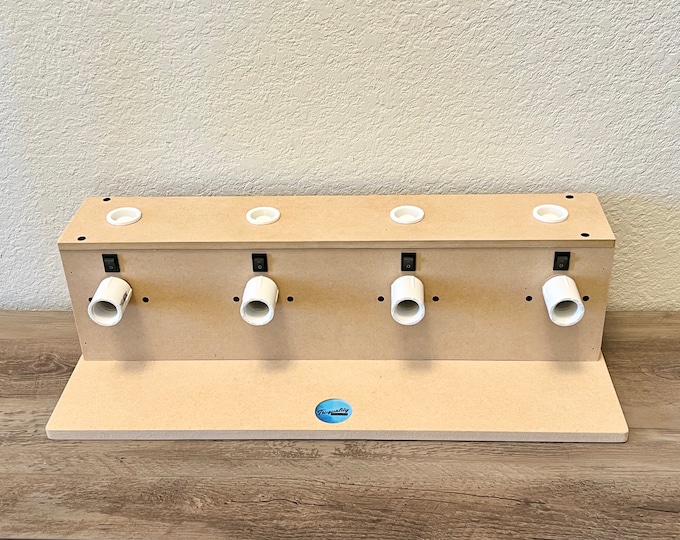 READY TO SHIP - Compact Four Cup Turner with Drying Rack - 5-6 rpm -  4 Cup Turner