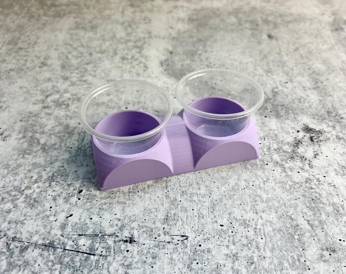 Mixing Cup Holder - 1 oz (30ml) - 2 Count - Purple