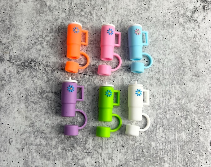 Tumbler Straw Topper - 10MM Straws - Cute Straw Topper