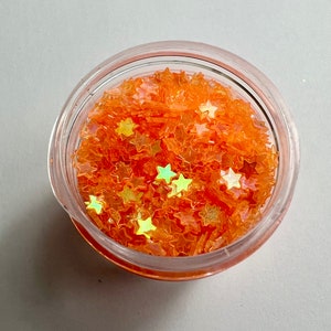 August CLEARANCE - Star Glitter Mix - Available in 1/2 oz, 1 oz