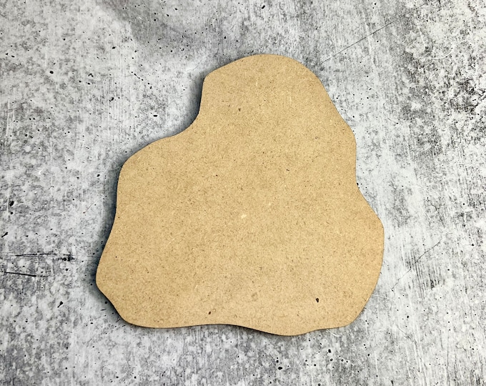 Geode Blank for acrylic pouring or resin art - 1/4" MDF