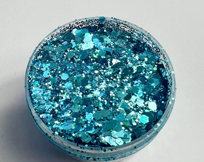 CLEARANCE - Caribbean Glitter Mix - Available in 1 oz