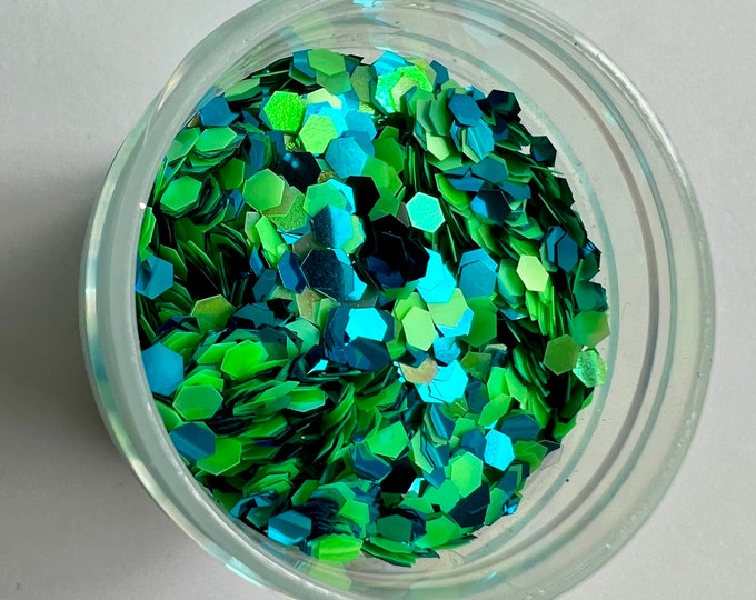 JUNE CLEARANCE - Tropical Pool Glitter Mix - Available in 1 oz
