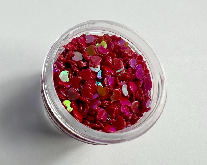 JUNE CLEARANCE - Heart Glitter Mix - Available in 1/2 oz