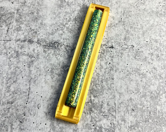Epoxy Pen Cradle - Glitter Pen Cradle - Gold