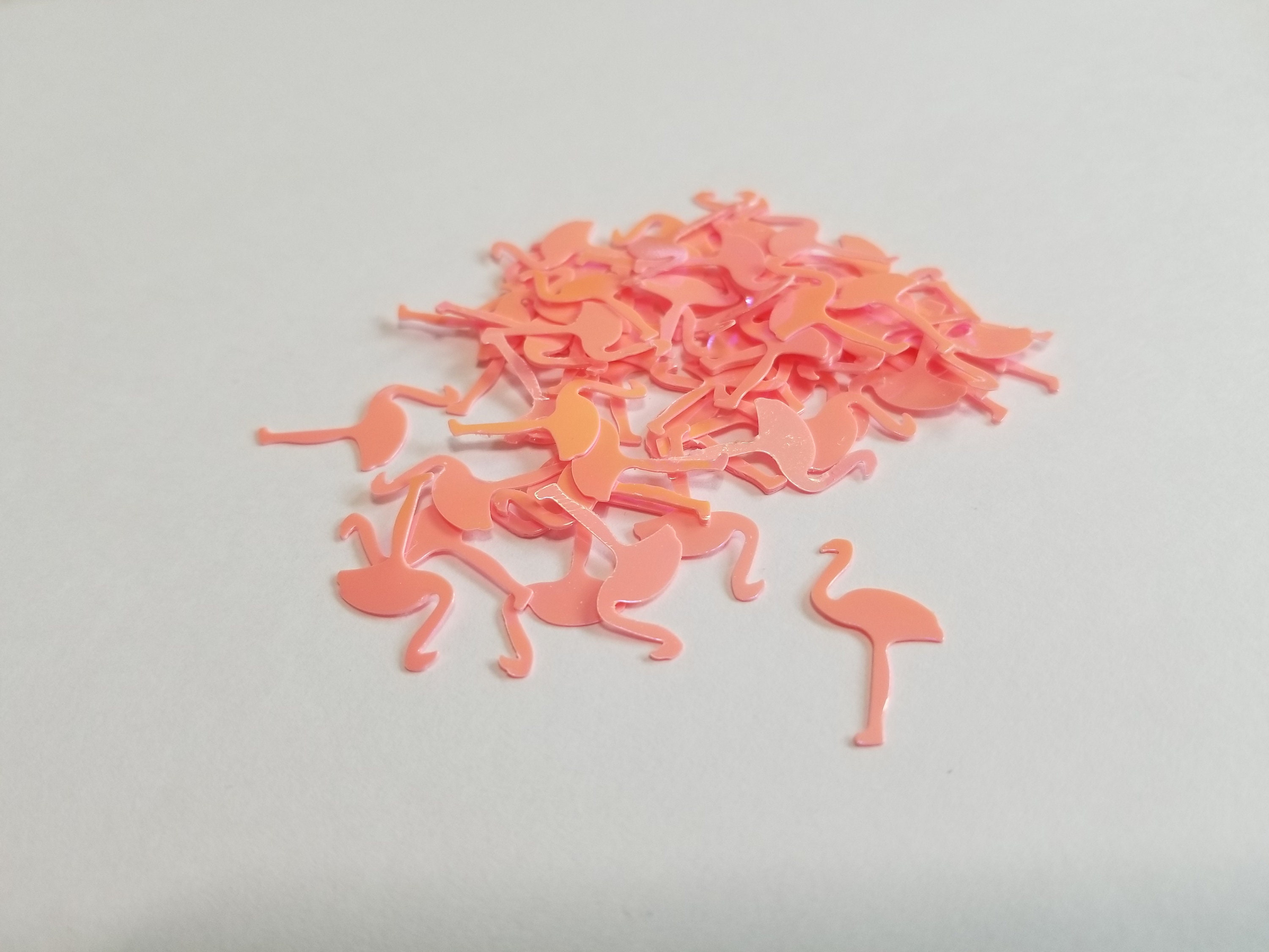 Funboy Clear Pink Glitter Flamingo - FINAL SALE