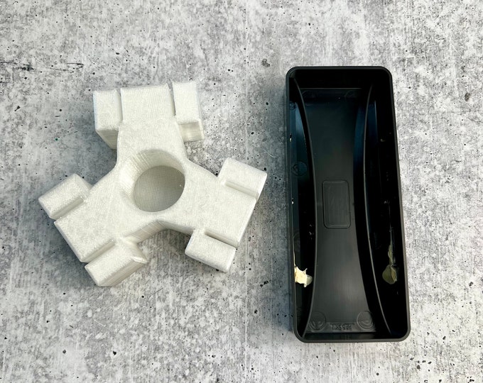 3 White Board Eraser Adapter for Cup Turner - 1/2" PVC