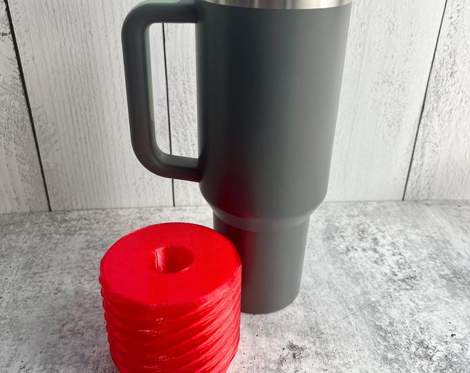 HOLIDAY DEAL - Cup / Tumbler Insert - 40 oz Quencher - Cup Turner Accessory - For 3/4" pvc