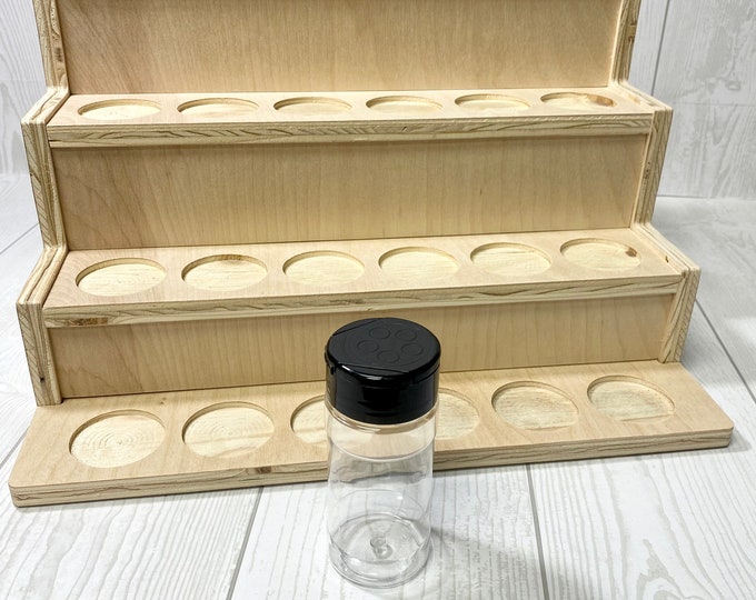 Glitter Storage Shelf - craft room organization