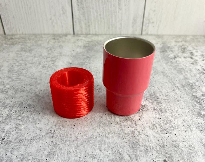 HOLIDAY DEAL - Cup / Tumbler Insert - 3 oz - Cup Turner Accessory - For 3/4" pvc