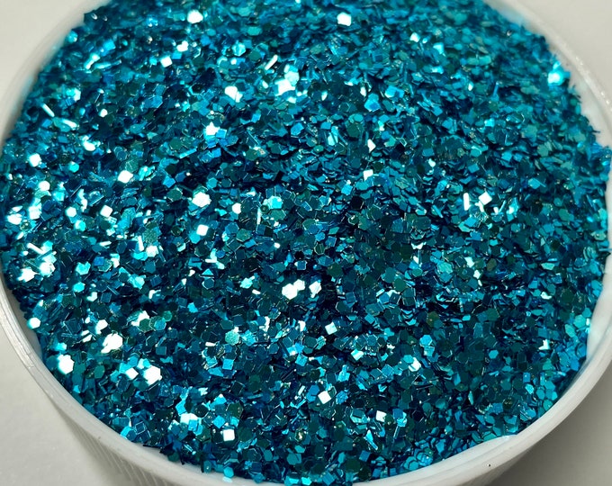 Teal Zeal Custom Glitter Mix - Available in 1,2, or 4 oz
