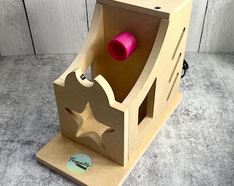 Magnetic Tall Single Cup Turner with drying rack - One Cup Turner for Making Glitter Epoxy Tumblers - Tumbler Turner - PINK