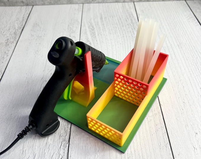 Small /  Mini Glue Gun Holder - Craft Organizer