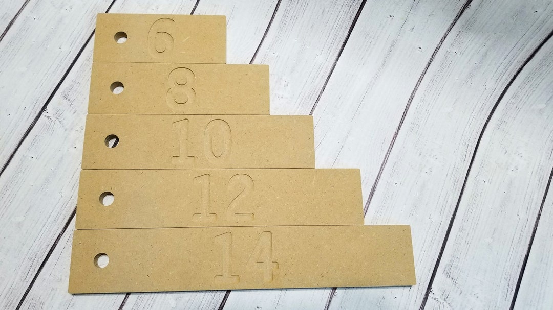 Set of 5 Ribbon Tail Rulers - Wreath Making, Ribbon Ruler - Etsy