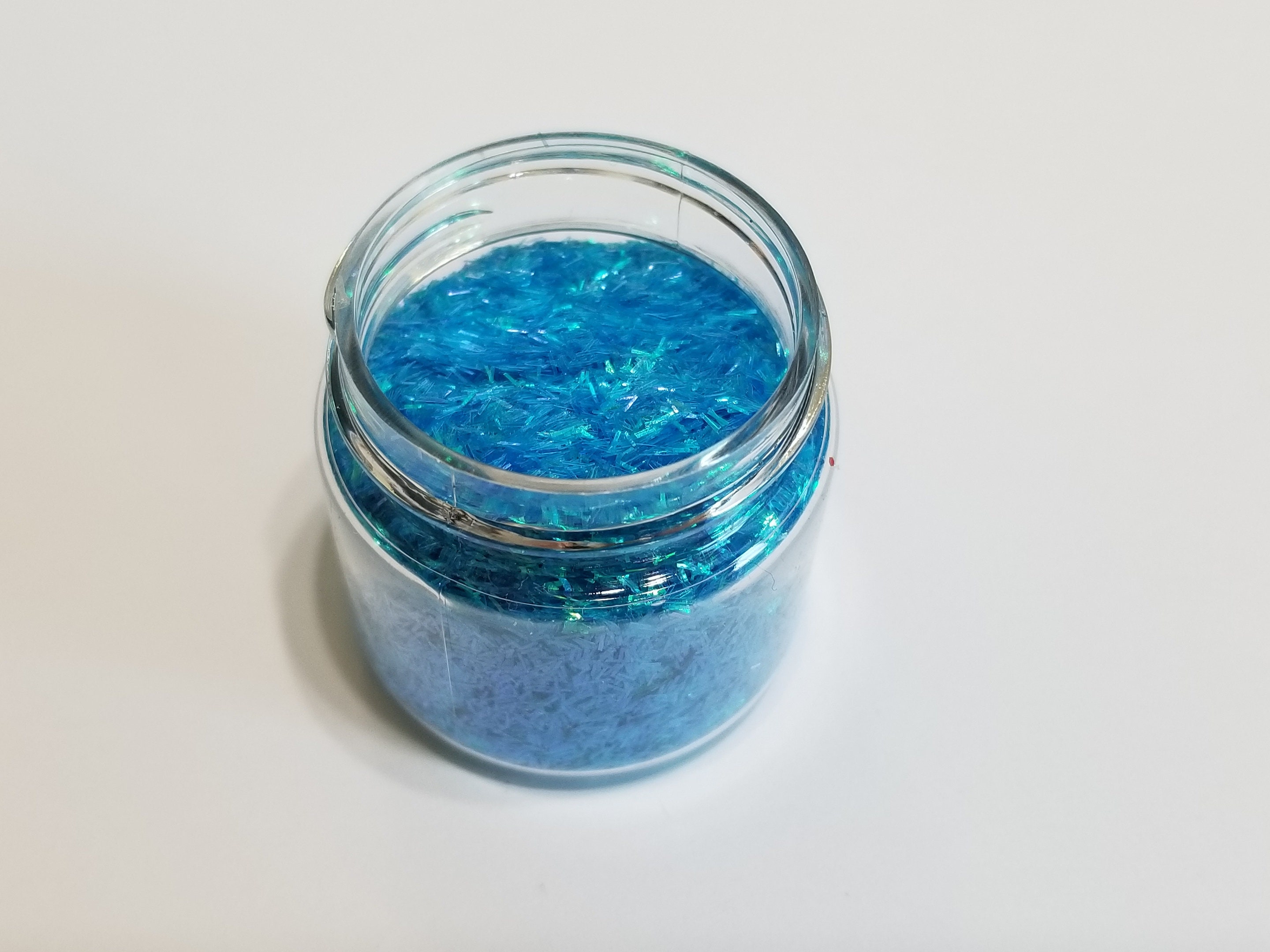 Blue Tinsel Glitter 1/2, 1 oz