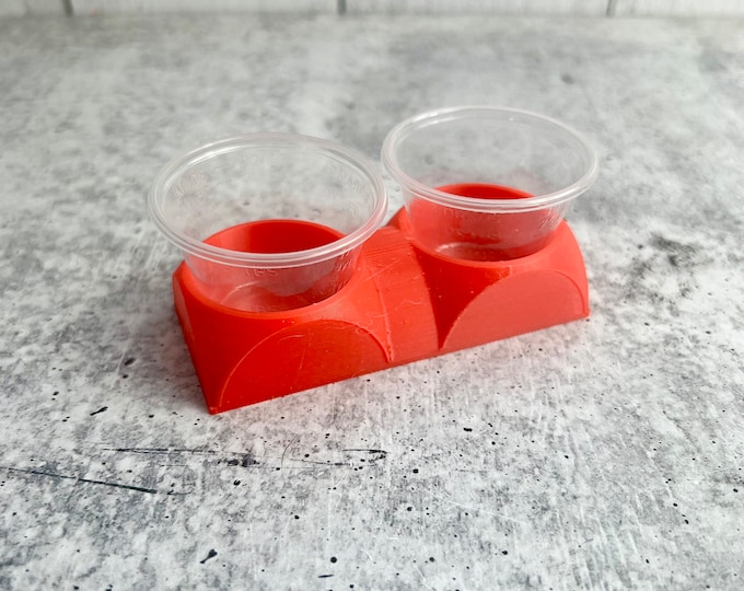 READ DESCRIPTION - Mixing Cup Holder - 1 oz (30ml) - 2 Count- Scratch and Dent Sale