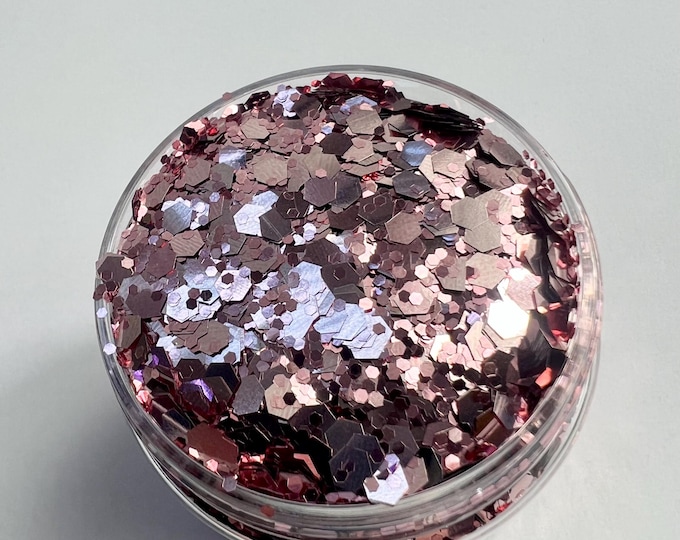 CLEARANCE - Rose Gold Glitter Mix - Available in 2 oz