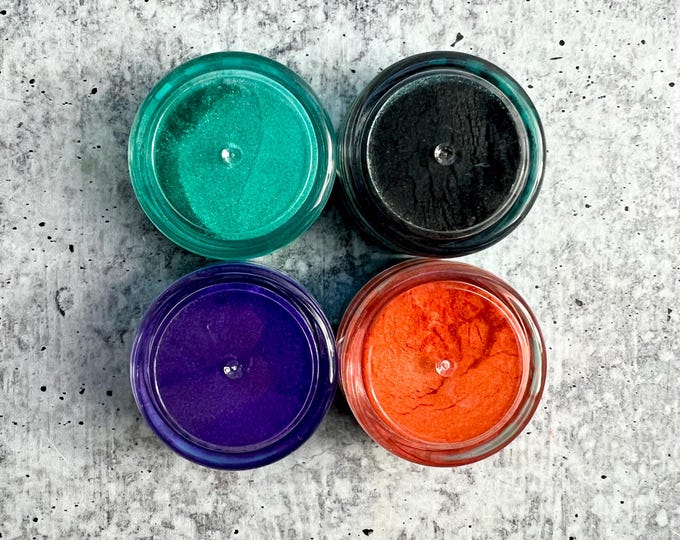 Set of 4 Mica Powders - 10 gram jars - D