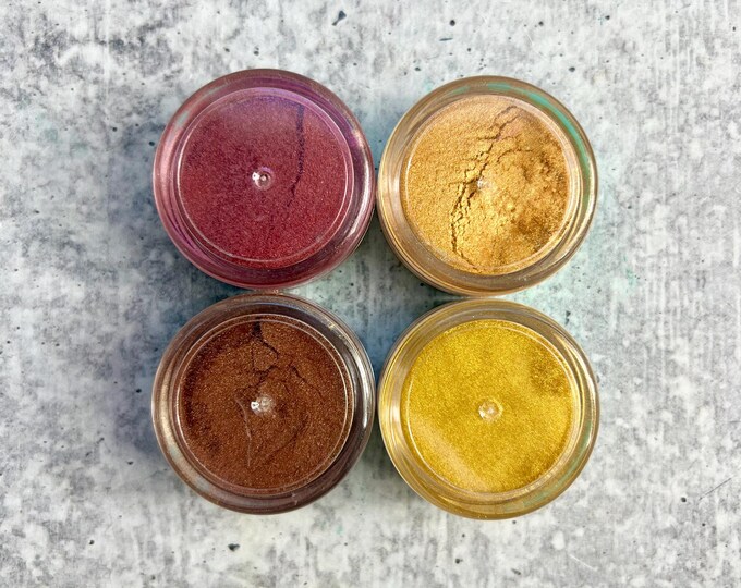 Set of 4 Mica Powders - 10 gram jars - G