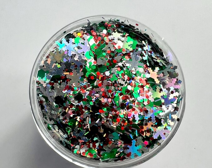 CLEARANCE - Christmas Cheer Glitter Mix - Available in 2 oz