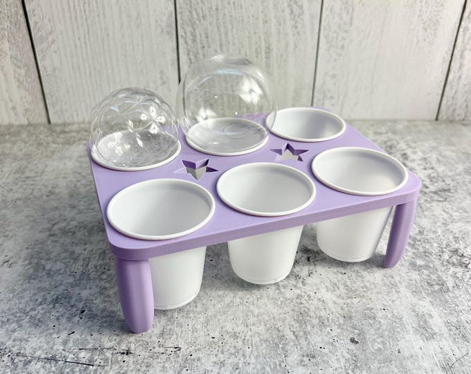 Ornament Cradle Drip Station - Christmas - Purple