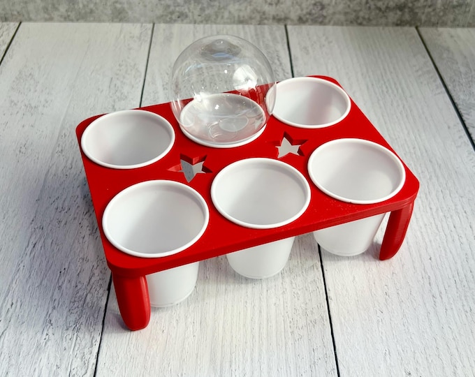 Ornament Cradle Drip Station - Christmas - RED