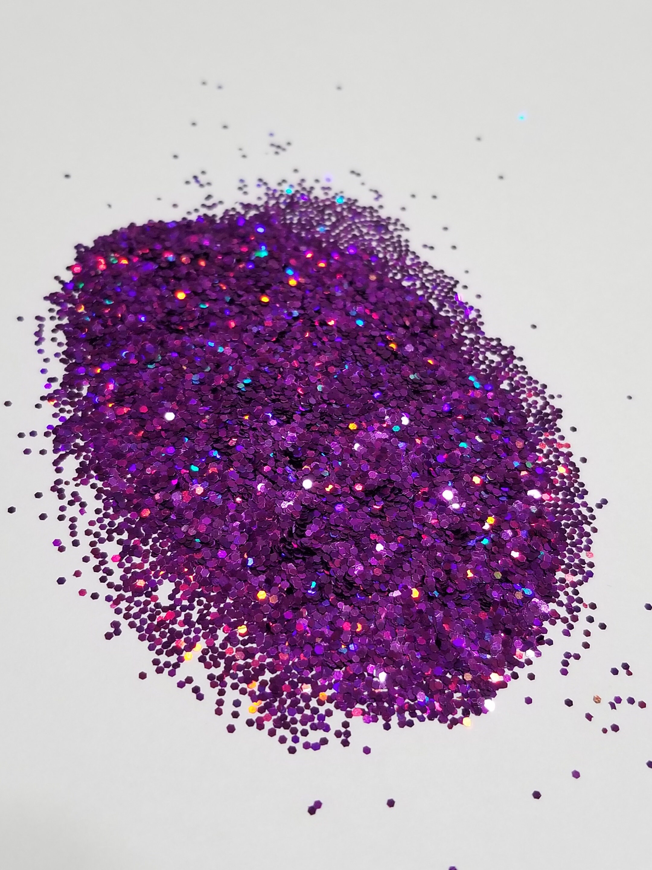 Holographic Purple Custom Glitter Mix - Available in 1,2, or 4 oz ...