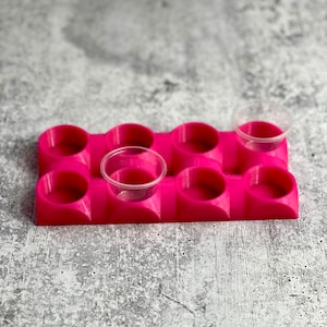Mixing Cup Holder - 1 oz (30ml) - 8 Count - Pink