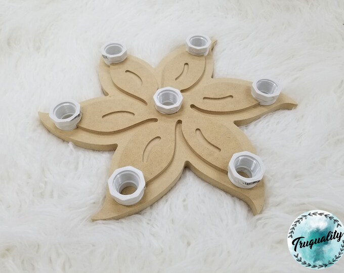 7 Cup drying rack for glitter tumbler making / cup turner