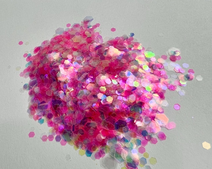 CLEARANCE - BUBBLEGUM Glitter Mix - Available in 1, 2 oz