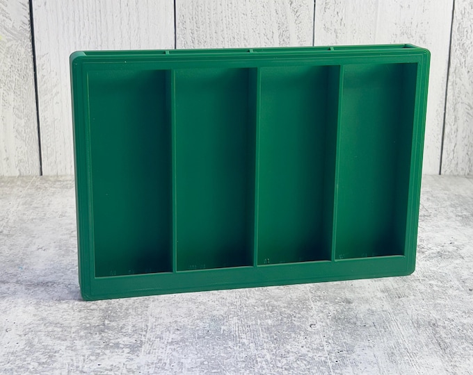 SCRATCH & DENT - 3D Printed Straw Organizer - Straw Holder - Kitchen Organizer -- Green