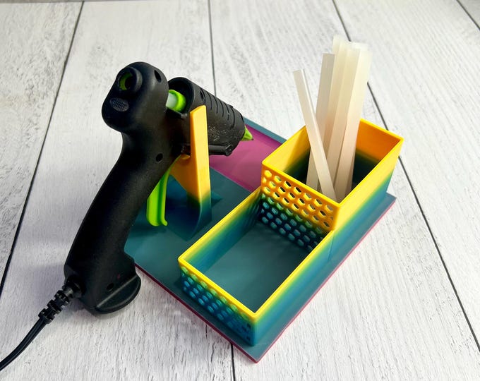 Small /  Mini Glue Gun Holder - Craft Organizer