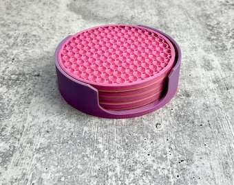 3D Printed Coaster Set - 4 Inch