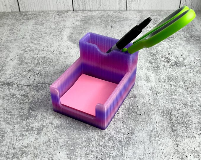 Sticky Note - Pen Holder - Desk Organizer - 3D Printed