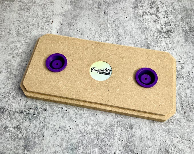 2 Cup drying rack for glitter tumbler making / cup turner - Purple