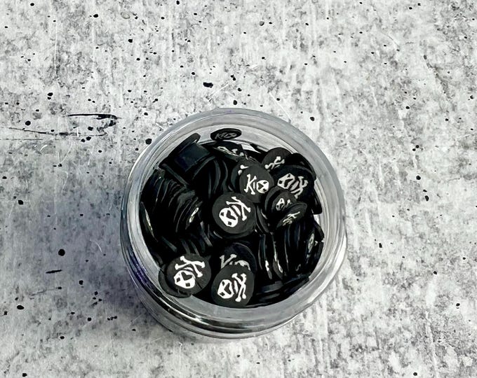 Polymer Clay Pieces - 1/2 oz - Slime - Skull - Halloween