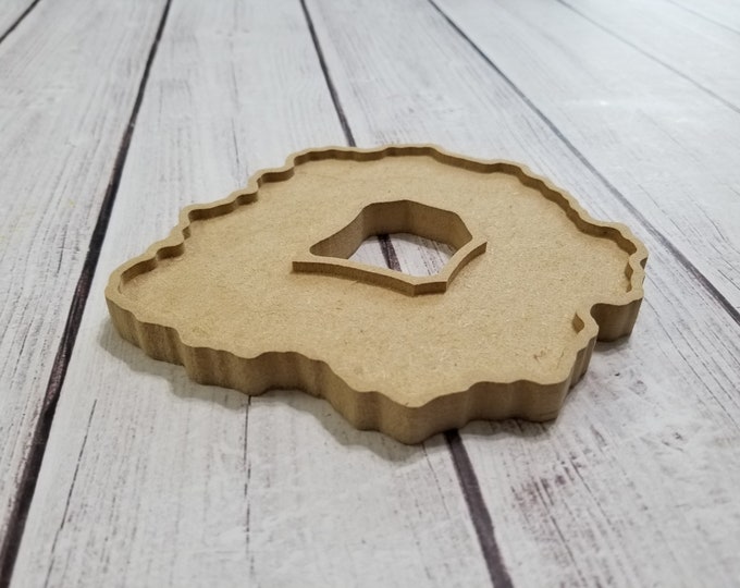 CLEARANCE - Hollow Geode Blank for acrylic pouring or resin art