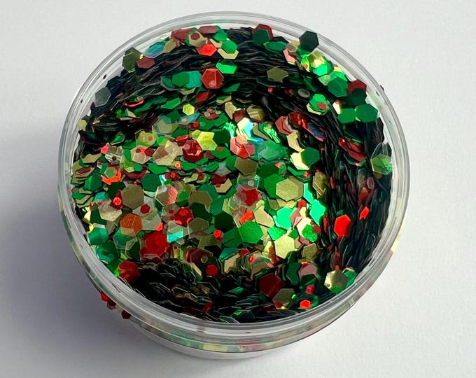 CLEARANCE - Mistletoe Glitter Mix - Available in 1 oz