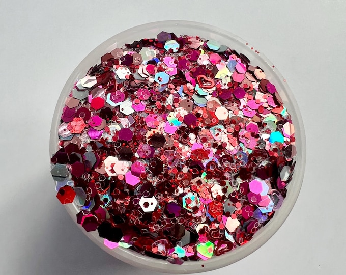 CLEARANCE - Carnation Glitter Mix - Available in 1 or 2 oz